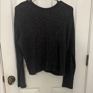 Cozy Charcoal Knit Sweater